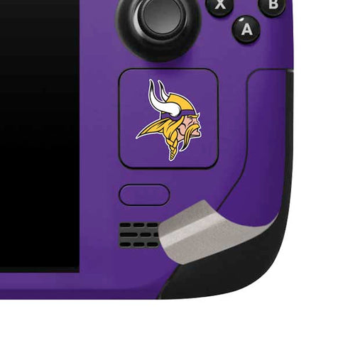 NFL Minnesota Vikings Team Motto Steam Deck Handheld Gaming Computer Skin